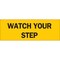 Brady Caution Sign, 3-1/2" H, 10" W, Polyester, Rectangle, English, 85147 85147 - alternate 1